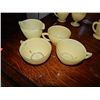 Image 2 : DEPRESSION GLASS - YELLOW - CREAM & 3 CUPS