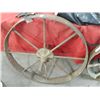 Image 1 : LARGE VINTAGE METAL WHEEL