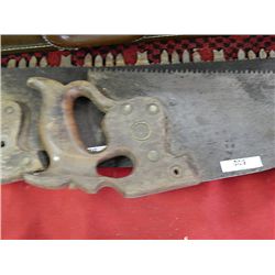 VINTAGE HAND SAW - W.S.