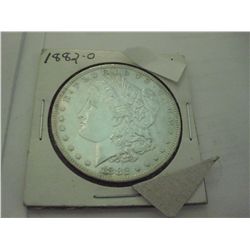 1882-O MORGAN SILVER DOLLAR BU MS-63