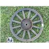 Image 3 : Model T Wooden Spoke Rear Wheel 23"