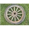 Image 1 : Model T Wooden Spoke Front Wheel 23" & Tire 30"