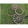 Image 1 : Lot of Wooden Wheel Parts