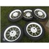 Image 1 : Set of Model T Wire Wheels & New Tires