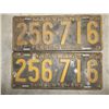Image 1 : Pair 1934 Maryland License Plate