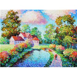 Alexander Antanenka,  Country Living,  Signed Canvas Giclee