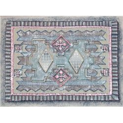 Luis Mazorra, Western Rug X, Signed Serigraph