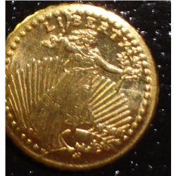 GOLD MINIATURE ST GAUDENS COIN