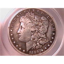 1889-S MORGAN SILVER DOLLAR XF-40 ANACS