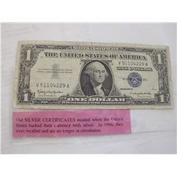 1957 B $1 SILVER CERTIFICATE