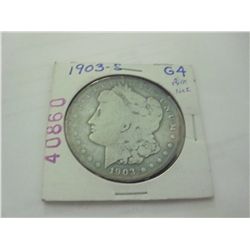 1903-S MORGAN SILVER DOLLAR