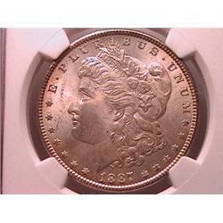 1879-S MORGAN SILVER DOLLAR NGC MS-64