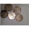 Image 1 : 5 SILVER PEACE DOLLARS MIXED DATES. XF TO AU