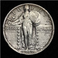 1919 STANDING QUARTER VF-20