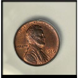1910 LINCOLN CENT MS-63 RB