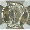 Image 2 : 1945-D MERCURY DIME, NGC MS-65 GEM
