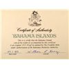 Image 2 : 1973 BAHAMAS 9 PIECE PROOF SET WITH BOX AND  COA, 4 SILVER COINS OVER 2.8 OZ SIL