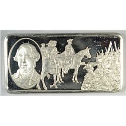 1 OZ .999 BAR SILVER HARPERS FERRY FLINTLOCK