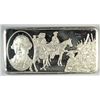 Image 1 : 1 OZ .999 BAR SILVER HARPERS FERRY FLINTLOCK
