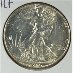 1946 WALKING LIBERTY HALF DOLLAR MS64