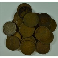 25-1915 AND 50-1913 D LINCOLN ONE CENT AG-CULL-G