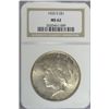 Image 1 : 1925-S PEACE DOLLAR NGC MS62
