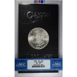1881-CC MORGAN DOLLAR GSA/NGC MS63 NO BOX,COA