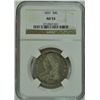 Image 1 : 1837 REEDED EDGE BUST HALF DOLLAR, NGC AU-53 VERY VERY NICE, LOTS OF LUSTER