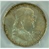 Image 2 : 1949-S FRANKLIN HALF DOLLAR, PCGS MS-65 GEM   NICE COLORS
