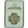 Image 1 : 1953-D FRANKLIN HALF DOLLAR, NGC MS-64 FBL  NICE
