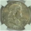 Image 2 : 1953-D FRANKLIN HALF DOLLAR, NGC MS-64 FBL  NICE