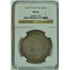 Image 1 : 1878 7TF REVERSE OF 78 MORGAN SILVER DOLLAR, NGC MS-62  COLORS