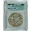 Image 1 : 1882-O/S MORGAN SILVER DOLLAR, ICG MS-61 WHITE