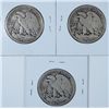 Image 2 : 3-1918 WALKING LIBERTY HALF DOLLARS "GRADING SET" (GOOD,VG,FINE)