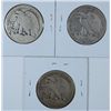 Image 2 : 3-1919-S WALKING LIBERTY HALF DOLLARS  "GRADING SET" (AG,GOOD,VG)