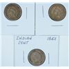Image 1 : 3-1862 INDIAN HEAD CENTS "GRADING SET" (GOOD,VG,FINE)