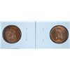 Image 1 : 1891 MS63 & 1897 MS64 INDIAN HEAD CENTS