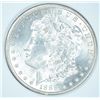 Image 1 : 1888-S MORGAN  DOLLAR, MS-63 WHITE, INTERESTING DIE FLAW IN HAIR, MINT DONE