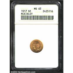 1917 G$1 McKinley MS65 ANACS.