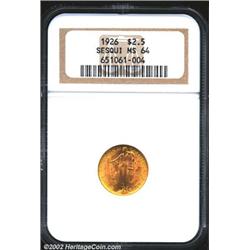 1926 $2 1/2 Sesquicentennial MS64 NGC.