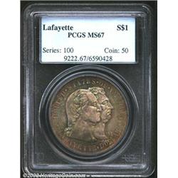 1900 S$1 Lafayette Dollar MS67 PCGS.