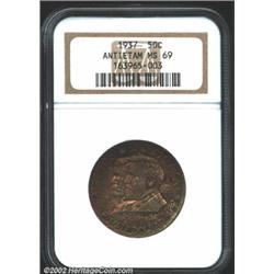 1937 50C Antietam MS69 NGC.