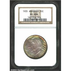 1935 50C Arkansas MS68 * NGC.