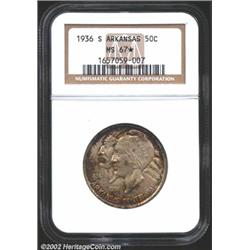 1936-S 50C Arkansas MS67 * NGC.