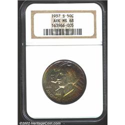 1937-S 50C Arkansas MS68 NGC.