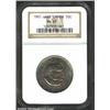 Image 1 : 1951 50C Washington-Carver MS67 NGC.