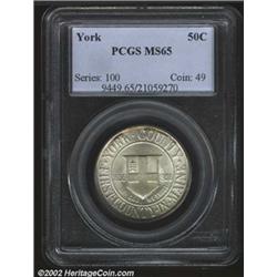 1936 50C York MS65 PCGS.