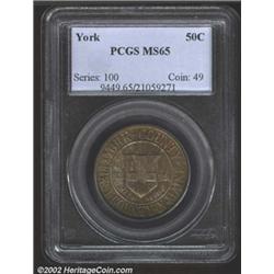 1936 50C York MS65 PCGS.