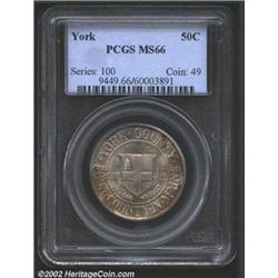 1936 50C York MS66 PCGS.