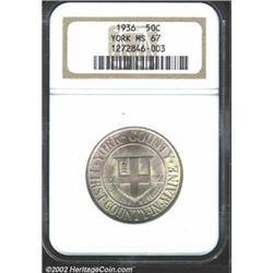 1936 50C York MS67 NGC.